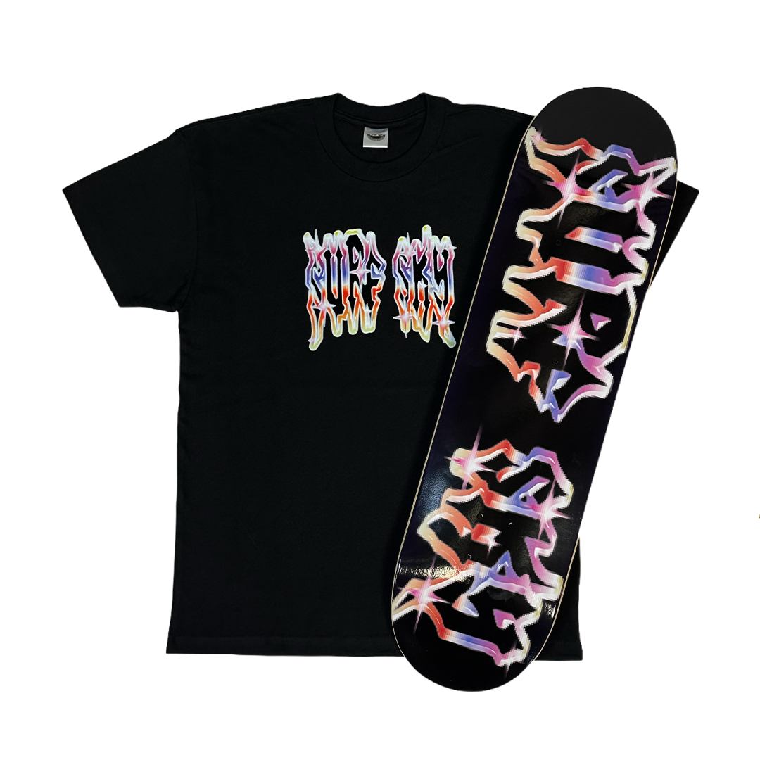 'Vibration' T-shirt + deck bundle